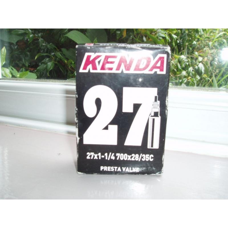 Kenda Bike Wheel Inner Tube 27x1&1/4; 700x28-35c. Presta Valve