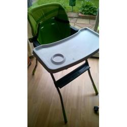 Chicco Jazzy Highchair in green