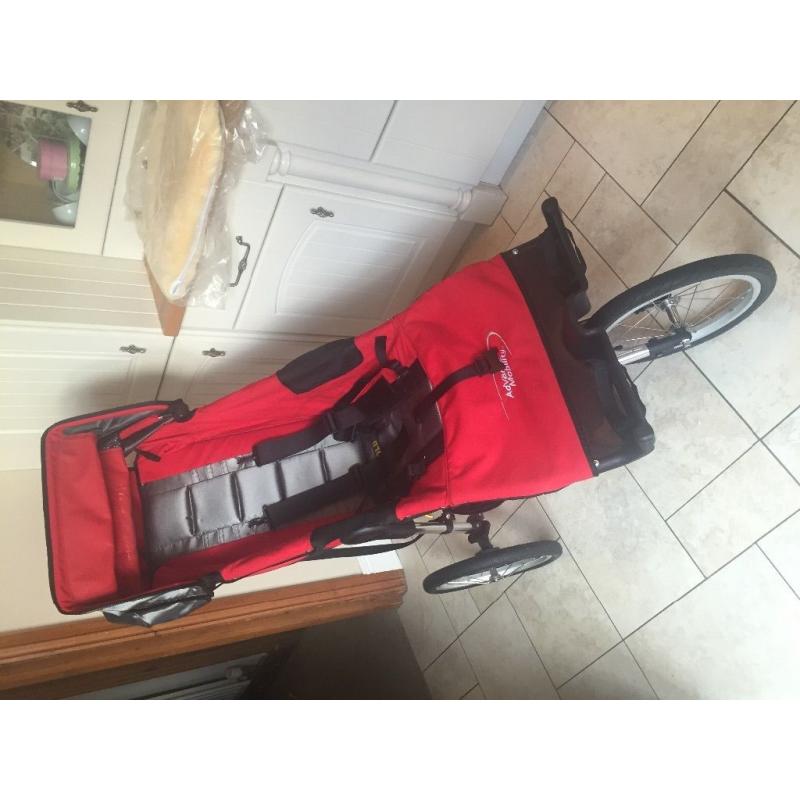 Special needs pushchair Advance Mobility Independence in Red