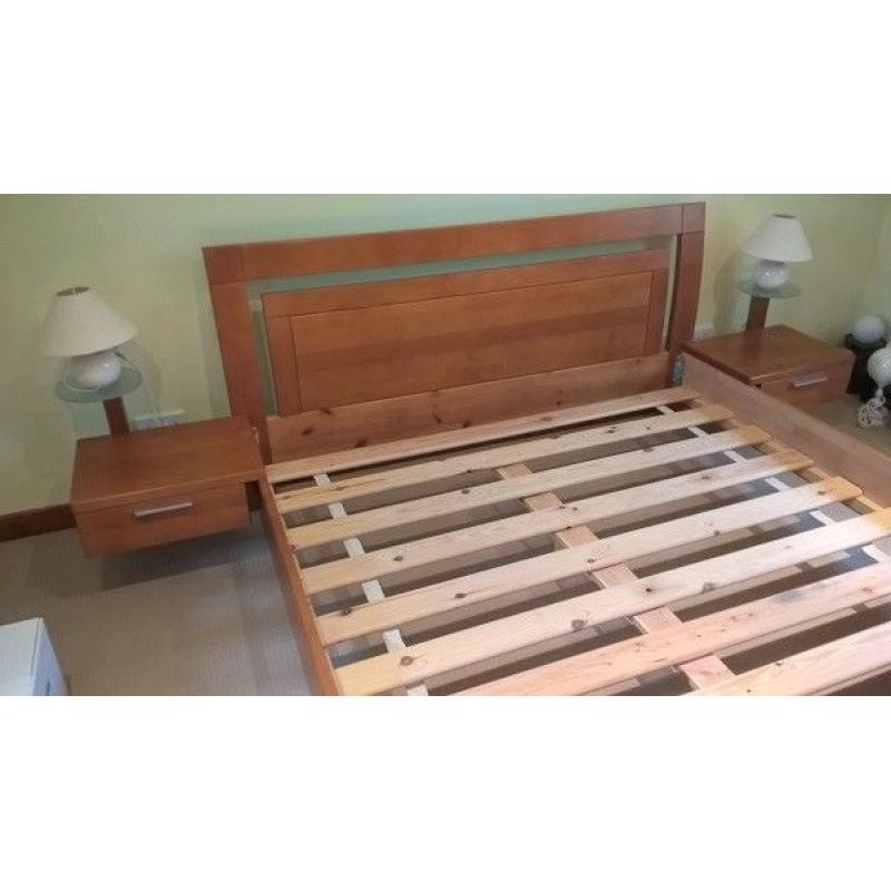 Queen Size Cherry Wood bed
