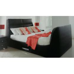 Super king size tv bed