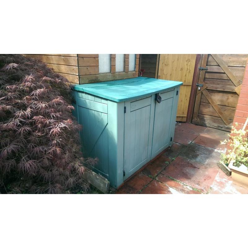 Large Outdoor Storage Box. Garden furniture vault.