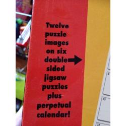Simpsons jigsaw/calendar. Never opened