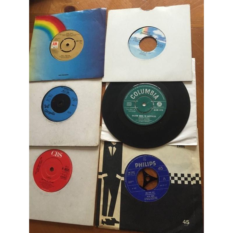 Selection of vinyl records