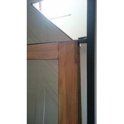 Big wooden solid frame hand made mirror