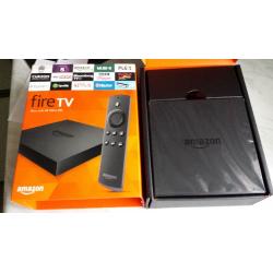 Amazon Fire TV 4K Ultra HD box - rooted, fully loaded with Kodi for FREE movies, Sports, TV.