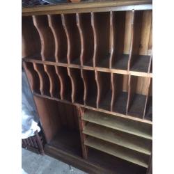 Vintage filing cabinet/bookcase