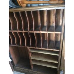 Vintage filing cabinet/bookcase