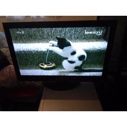 24" TECHNIKA full hd ready ,1080p Lcd tv with DVD player and freeview inbuilt