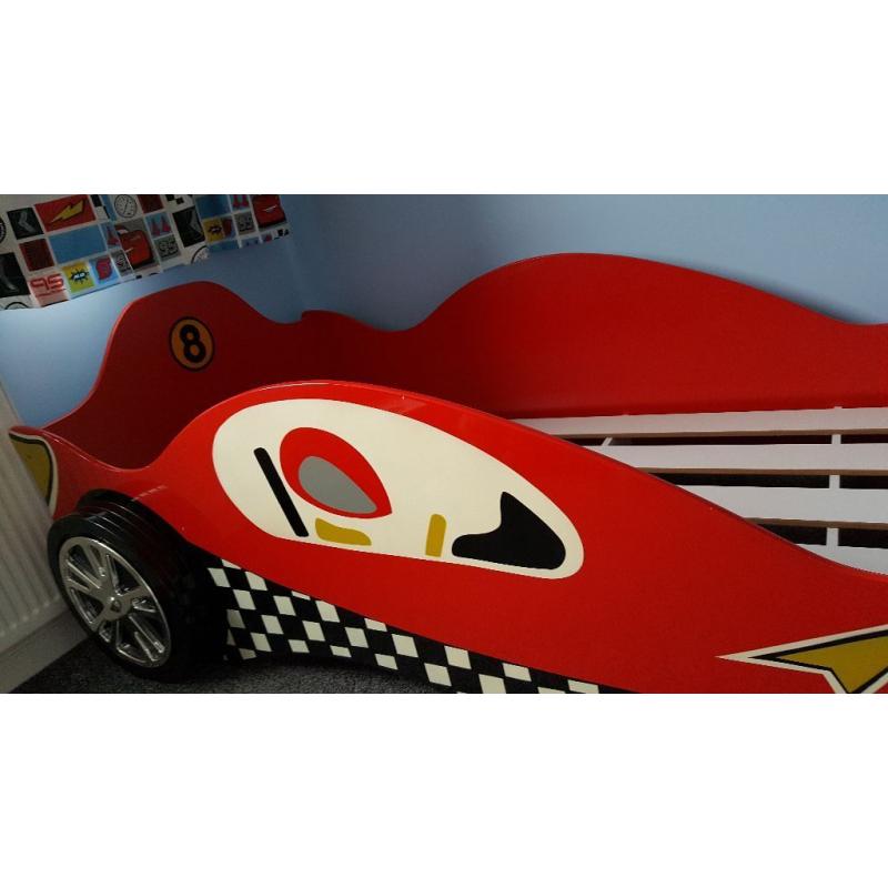 Children's Racing Car Bed