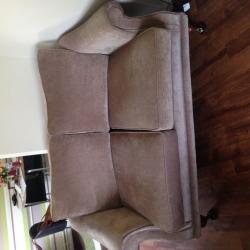 Lazy boy arm chairs and two seater sofa