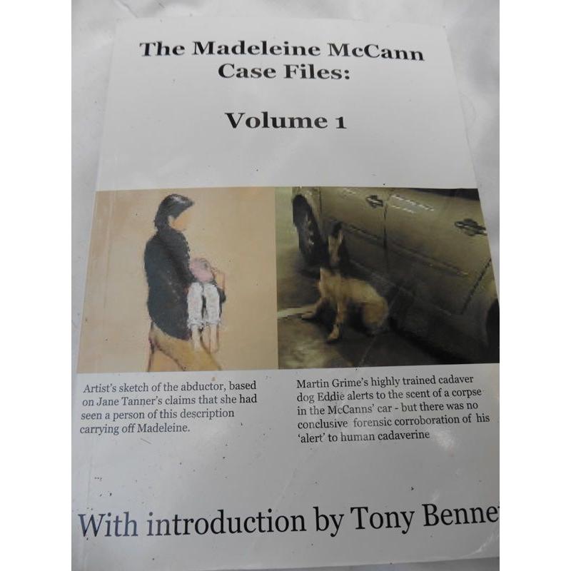 The Madeleine McCann case files volume 1 book Tont Bennett rare can send
