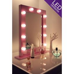 Pink Hollywood Makeup Mirror