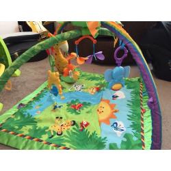 Fisher price rainforest deluxe play gym