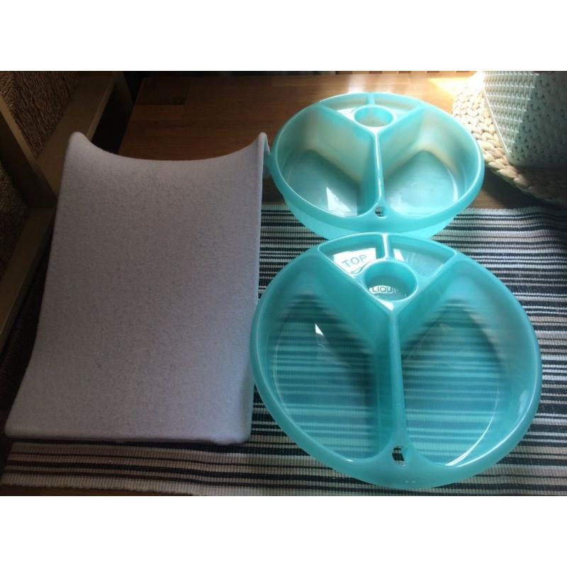 Wash bowls and bath support
