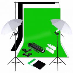 Studio Photography Continuous Lighting Kit With Heavy Duty Kit Bag