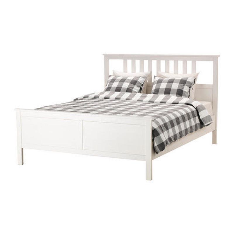 HEMNES Ikea bed, white stain