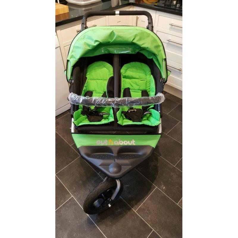 Out and About v3 Double Pushchair