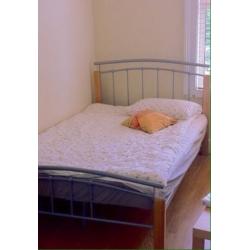 Small double bed 4ft wide with good clean mattress