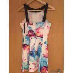 Orchid print dress (size Small)