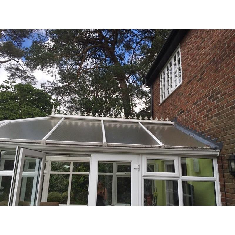 Polycarbonate conservatory roof