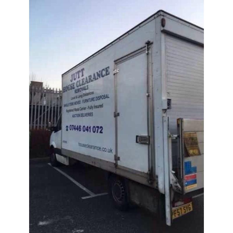 MAN &Van Large Loton van with tail lift Best price All uk call 24/7