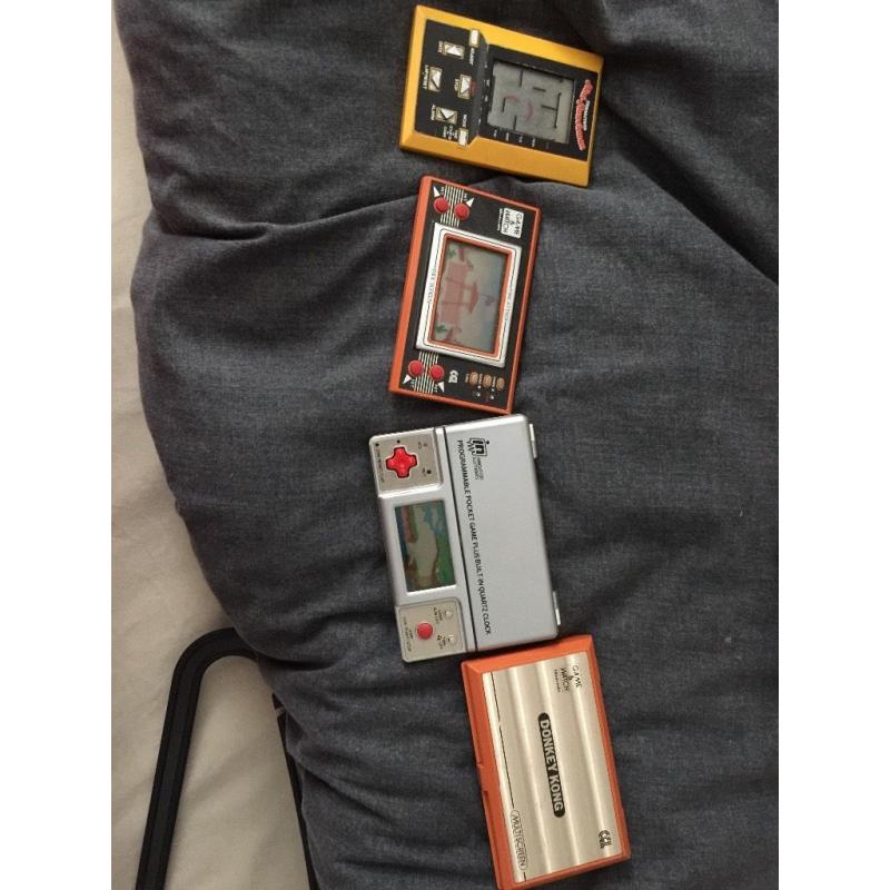 Vintage 1980s portable mini games(Rare)