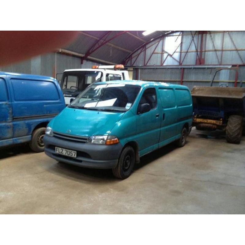 Toyota Hiace wanted any condition,