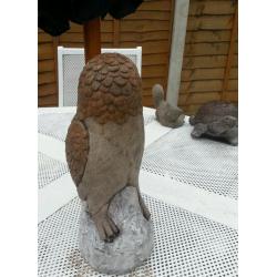 Large stone owl