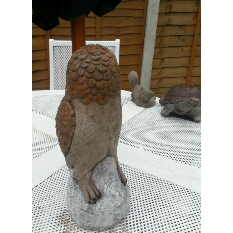 Large stone owl