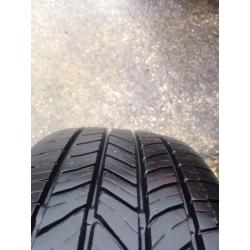 4 15" Alloy Wheels with Tyres, Steel Spare and Spare Tyre