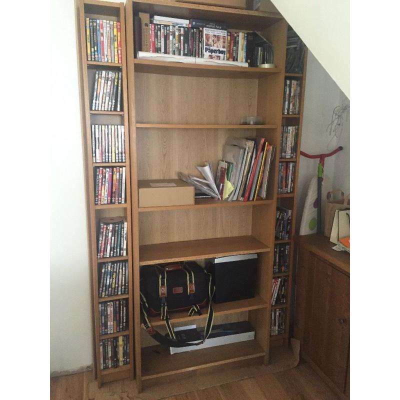 IKEA Billy Bookcase and DVD storage