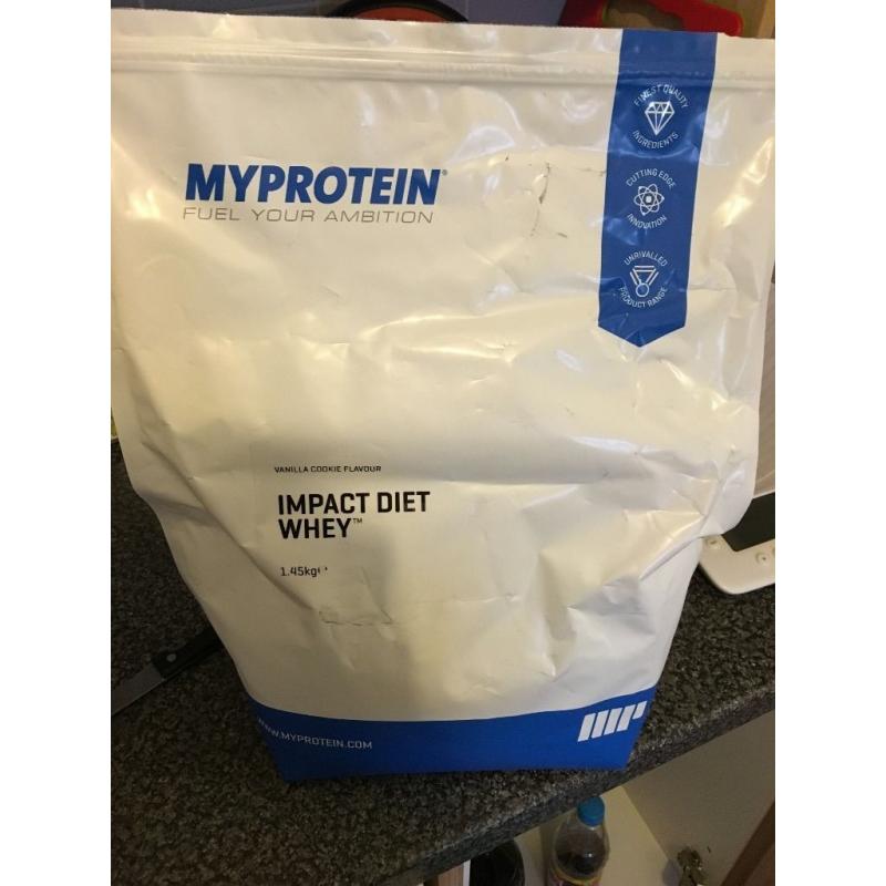 My protein- vanilla cookie- impact diet whey