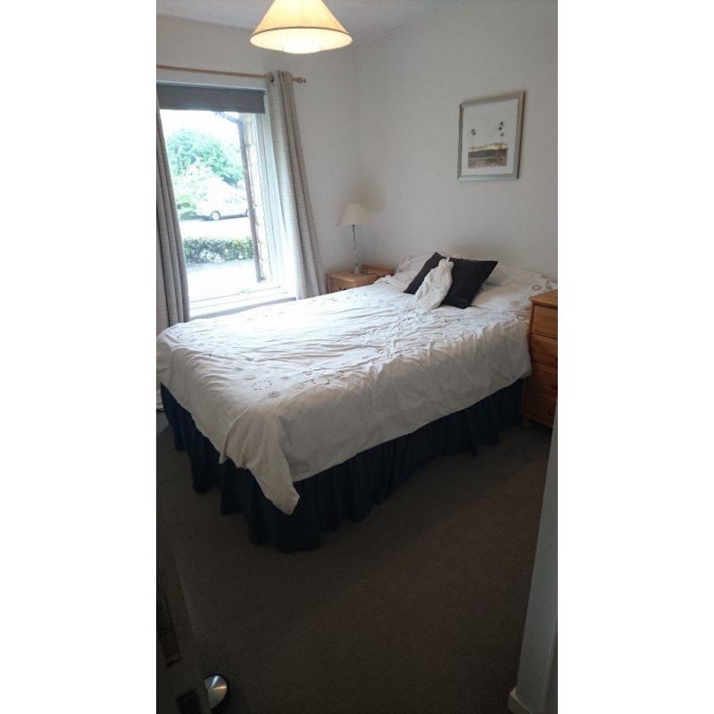Good sized sunny double room available in modern flat