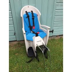 Hamax Smiley child baby bike seat with fittings - virtually new!
