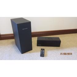 Orbitsound M9 Bluetooth Sound Bar with Wireless Subwoofer, Black