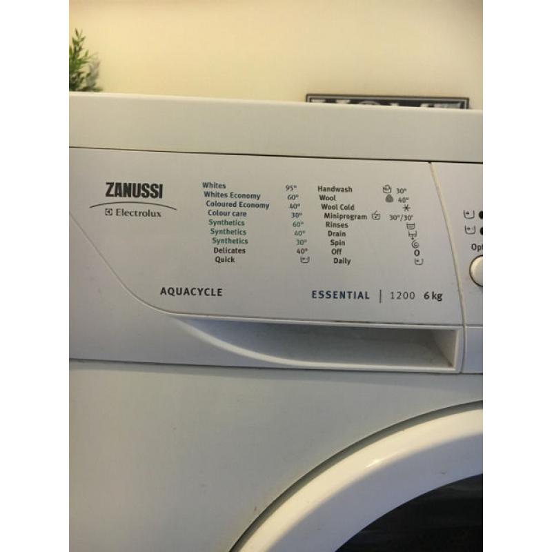 Zanussi Electrolux Essential 1200 6kg Washing Machine