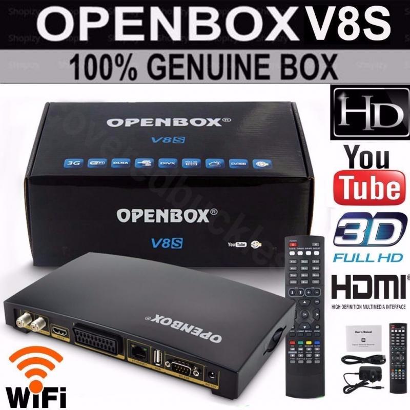 OPENBOX V8S COMPLETE SYSTEM WITH 12 MONTH GIFT INCLUDED