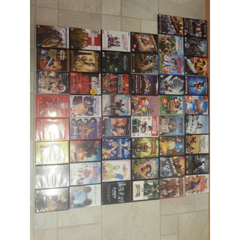 50 dvd's