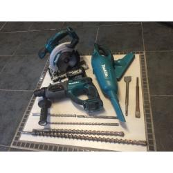 Makita kit LXT ( circular saw , Hoover , SDS drill )