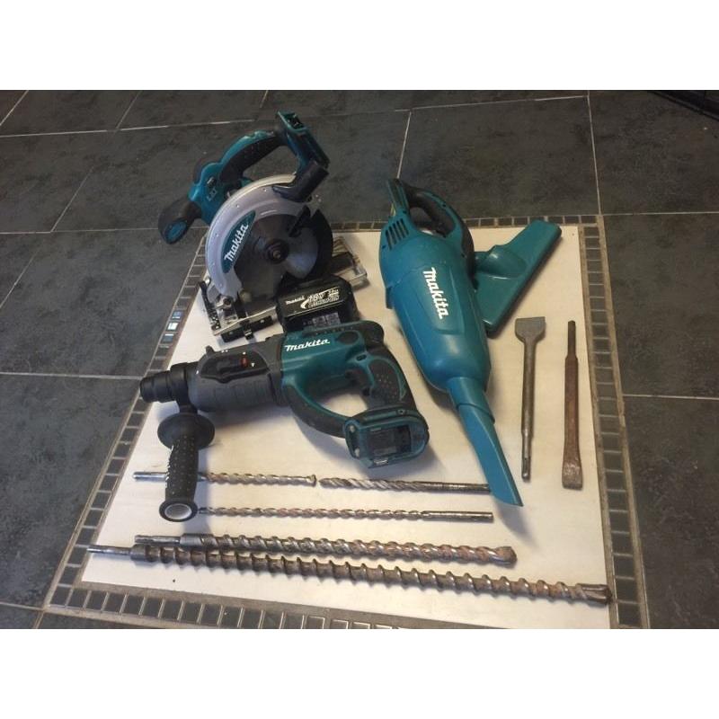 Makita kit LXT ( circular saw , Hoover , SDS drill )