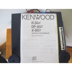 Kenwood CD player and radio.