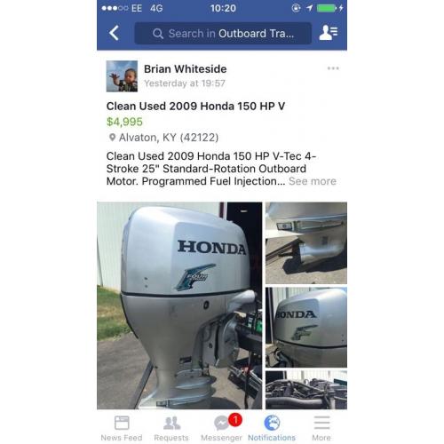 Wanted outboard 4stroke