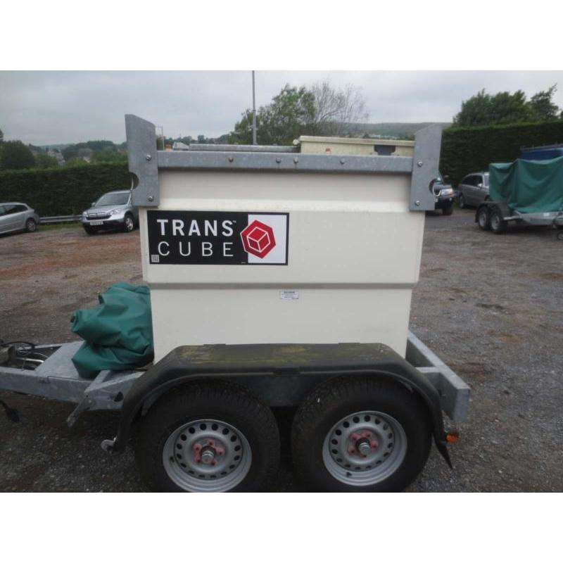 WESTERN TRANS CUBE 960 LITRE TWIN AXLE DIESEL BOWSER TRAILER (GUIDE PRICE)