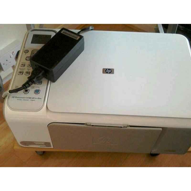HP Printer model c4180 with cables. Not wireless model