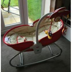 As New Red Tiny Love 3-in-1 Rocker Napper