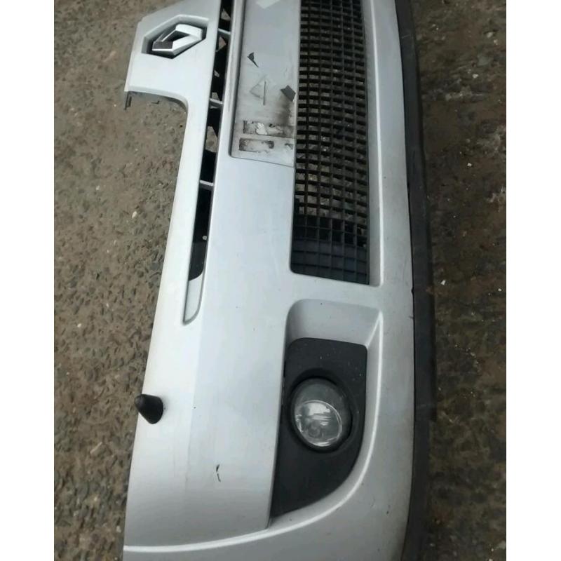 Renault Clio sport 172 / 182 front and rear bumpers in silver