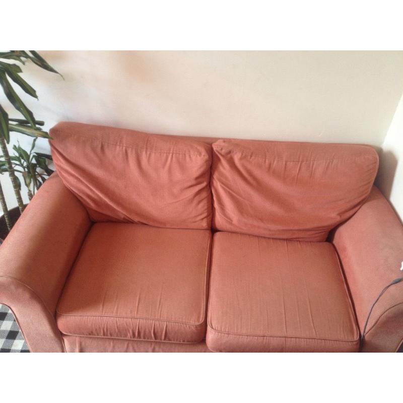 Red 3 seat/2 seat Sofa