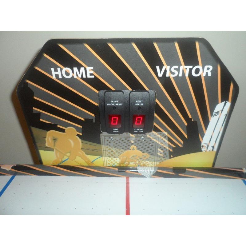 Childrens Air Hockey Table with electronic scorer