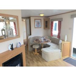 Great value pre-owned 2 bed caravan including all 2016 site fees in Borth in mid-Wales